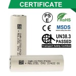 Original 21700 Battery P42a 3.7v 4200mah Rechargeable Battery 21700 Battery for Molicel P42A